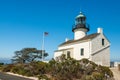 San Diego, California. Old Point Loma lighthouse  in the Cabrillo National Monument Royalty Free Stock Photo