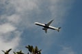 Jetblue flight over san diego california ,usa