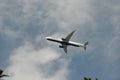 Jetblue flight over san diego california ,usa