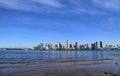 San Diego, California skyline from Coronado Island Royalty Free Stock Photo