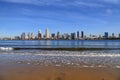 San Diego, California skyline from Coronado Island Royalty Free Stock Photo