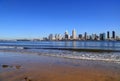 San Diego, California skyline from Coronado Island Royalty Free Stock Photo