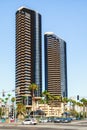 San Diego. Tall modern residential building in Downtown Royalty Free Stock Photo