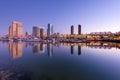 San Diego, California, USA downtown skyline at the Embarcadero Royalty Free Stock Photo