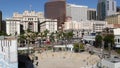 SAN DIEGO, CALIFORNIA USA - 13 FEB 2020: Metropolis urban skyline of downtown. From above aerial view from Horton Plaza, various Royalty Free Stock Photo