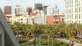 SAN DIEGO, CALIFORNIA USA - 30 JAN 2020: Metropolis urban skyline, highrise skyscrapers, city downtown. From above aerial view, Royalty Free Stock Photo