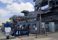 SAN DIEGO, California, USA - March 13, 2016: USS Midway in San Diego harbour, USA