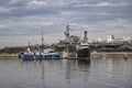 Fishing vessels in Tuna harbor, San Diego, CA, USA