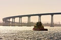 San Diego - Coronado Bridge Royalty Free Stock Photo