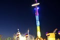 San Diego County Fair Scene At Night Royalty Free Stock Photo