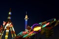 San Diego County Fair Scene At Night Royalty Free Stock Photo