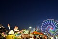 San Diego County Fair Scene At Night Royalty Free Stock Photo