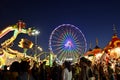 San Diego County Fair Scene At Night Royalty Free Stock Photo