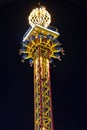 San Diego County Fair Scene At Night Royalty Free Stock Photo