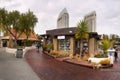 San Diego, Downtown, Seaport Village, Restaurant Royalty Free Stock Photo