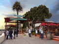 San Diego, Downtown, Seaport Village, Restaurant Royalty Free Stock Photo