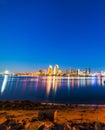 San Diego downtown seen from Coronado Royalty Free Stock Photo