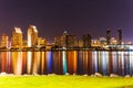 San Diego downtown seen from Coronado Royalty Free Stock Photo