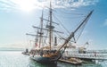 HMS Surprise at the San Diego maritime Museum Royalty Free Stock Photo