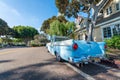 SAN DIEGO - JULY 29, 2017: Old vintage car along city streets. S