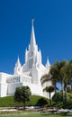San Diego LDS Temple East Spire Royalty Free Stock Photo