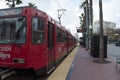 San Diego MTS Train Royalty Free Stock Photo