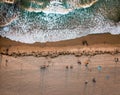 San Diego Pacific beach aerial view Royalty Free Stock Photo