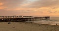 Sunset at Pacific Beach in San Diego, California Royalty Free Stock Photo