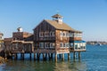 San Diego Pier Cafe Royalty Free Stock Photo