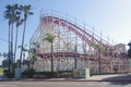 San Diego's Giant Dipper at seaside Belmont Park Royalty Free Stock Photo