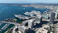 San Diego Skyline at San Diego in California United States. Royalty Free Stock Photo