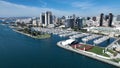 San Diego Skyline at San Diego in California United States. Royalty Free Stock Photo