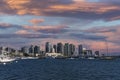 The San Diego Skyline Downtown At The Embarcadero