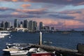 The San Diego Skyline Downtown At The Embarcadero