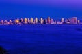 San Diego Skyline at Dusk Royalty Free Stock Photo