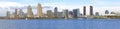 San Diego skyline panorama, California. Royalty Free Stock Photo