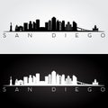 San Diego skyline silhouette