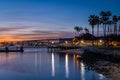 The San Diego Skyline at sunrise Royalty Free Stock Photo