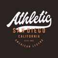 San Diego T Shirt Design Vector