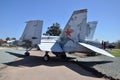 F-18A Hornet display inside Flying Leatherneck Aviation Museum in San Diego, California Royalty Free Stock Photo