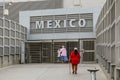 San Diego, USA, 05/04/2016. The US border with Mexico, the entrance to the passport control from the American side