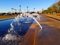 San Diego Water Front Park Fountain Royalty Free Stock Photo