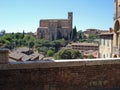 The San Domenico Basilica in Sienna in Italy