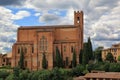 San Domenico church in Siena, Italy Royalty Free Stock Photo