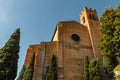 San Domenico church in Siena,  Tuscany, Italy Royalty Free Stock Photo