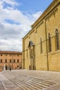 San Donato Cathedral in the historical center of Arezzo