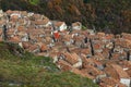 San donato di ninea view from above Royalty Free Stock Photo