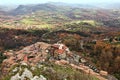 San donato di ninea view from above Royalty Free Stock Photo