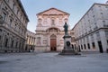 San Fedele square downtown Milan Italy