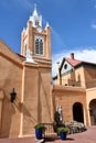 San Felipe de Neri Church in Albuquerque, New Mexico Royalty Free Stock Photo